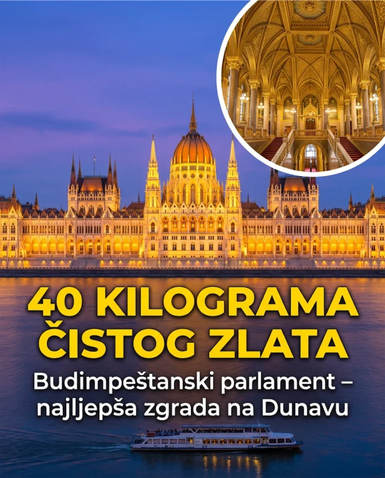 Putovanje u Mađarsku: Zašto zgrada parlamenta u Budimpešti ima preko 40 kilograma čistog zlata
