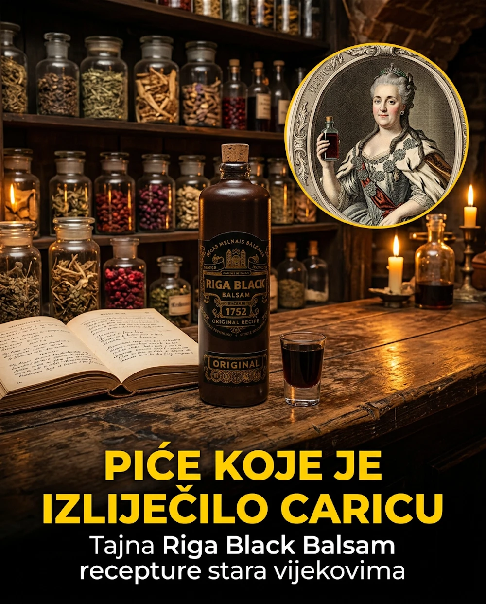 Putovanje u Rigu: Tajna pića koje je navodno izliječilo rusku caricu Katarinu Veliku
