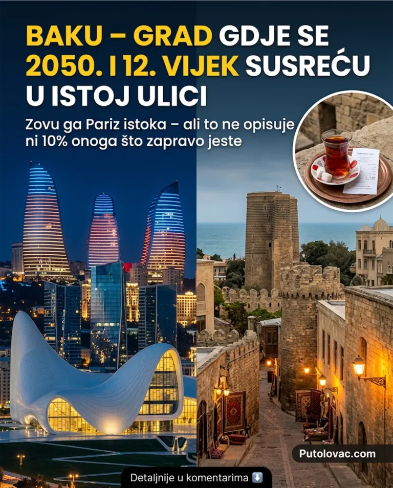 Putovanje u Baku: Zašto ovaj grad zovu Pariz istoka i koji su kontrasti koji će vas šokirati