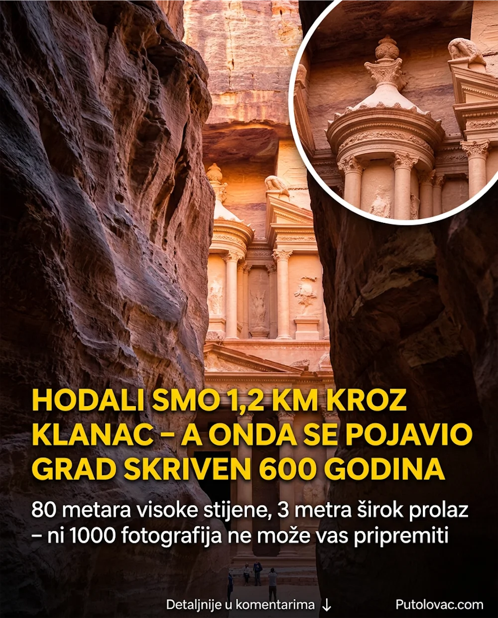 Putovanje u Petru: Kako su Nabatejci uspjeli da sakriju čitav grad u stijeni od rimskih legija