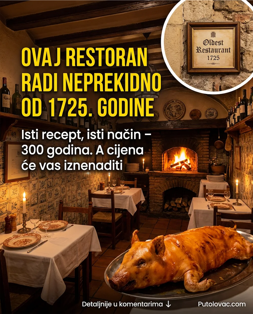 Zanimljivosti o Madridu: Kako prepoznati najstariji restoran na svijetu koji i dalje radi