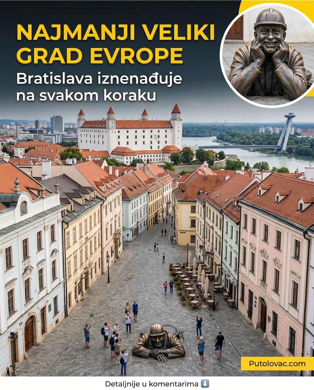 Zanimljivosti o Bratislavi: Najmanji veliki grad Evrope koji iznenađuje na svakom koraku