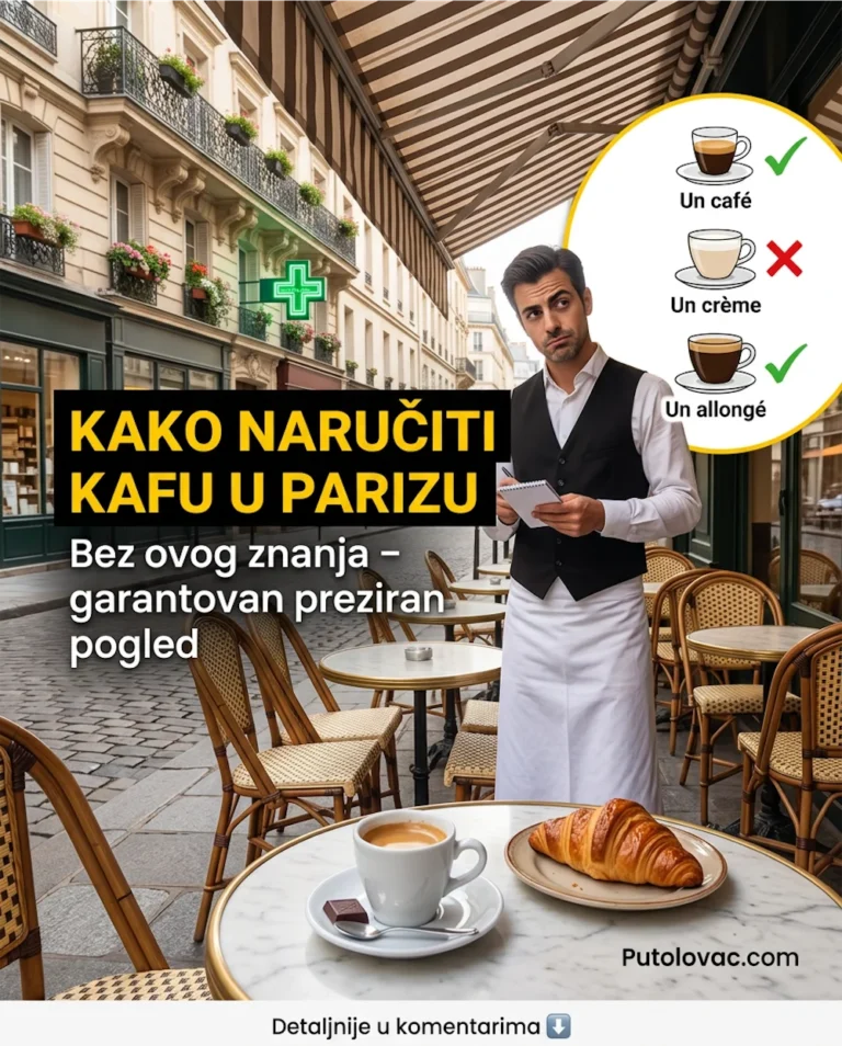 Putovanje u Pariz: Kako naručiti kafu a da vas konobar ne pogleda poprijeko
