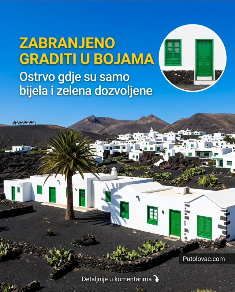 Zanimljivosti o Lanzaroteu: Ostrvo gdje je zabranjeno graditi u bojama koje nisu bijela i zelena