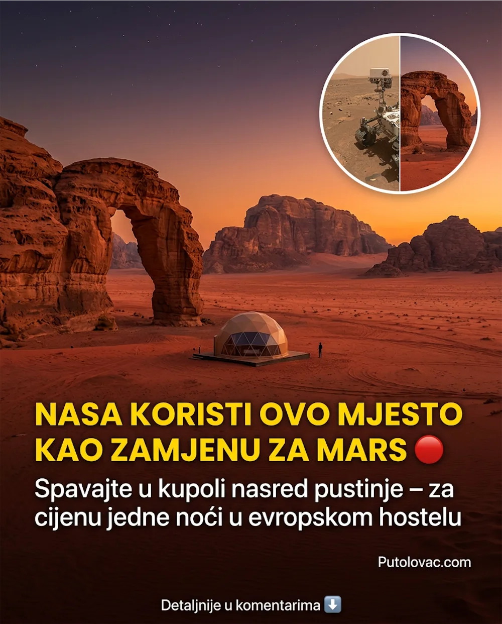 Wadi Rum: Zašto je ovo mjesto postalo omiljena lokacija za snimanje filmova o Marsu