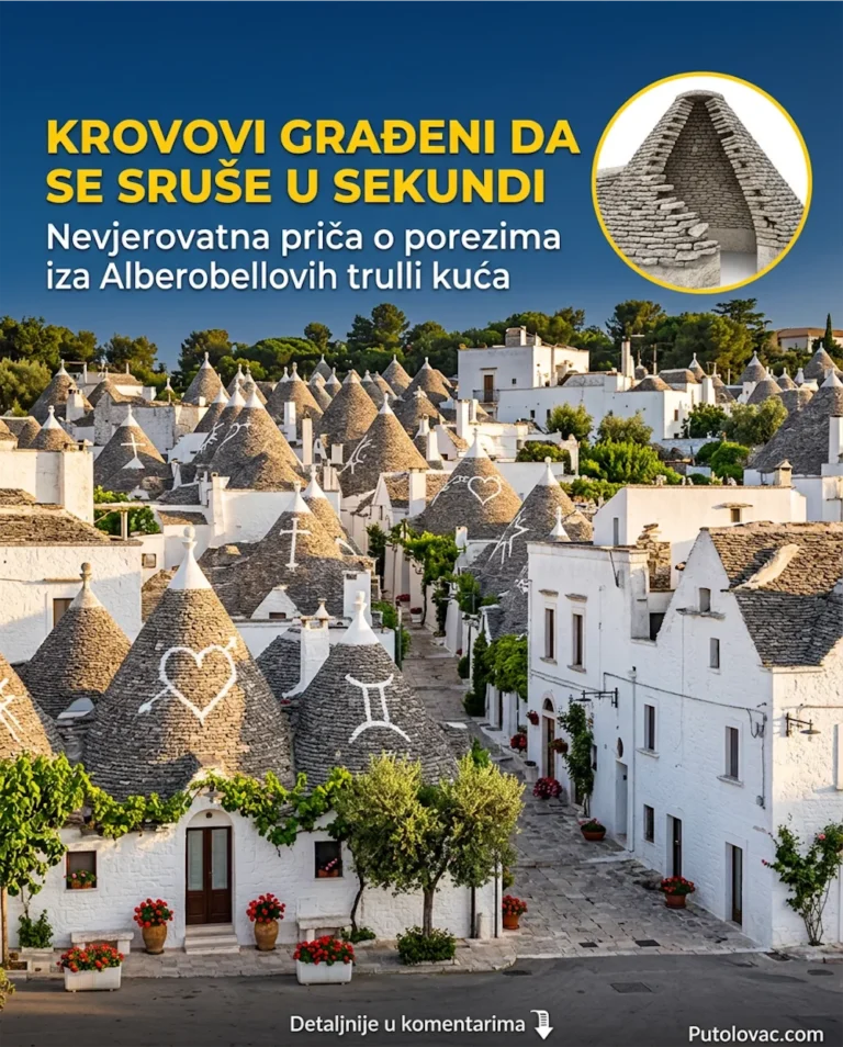 Zanimljivosti o Apuliji: Zašto su krovovi u Alberobellu građeni da se sruše u sekundi
