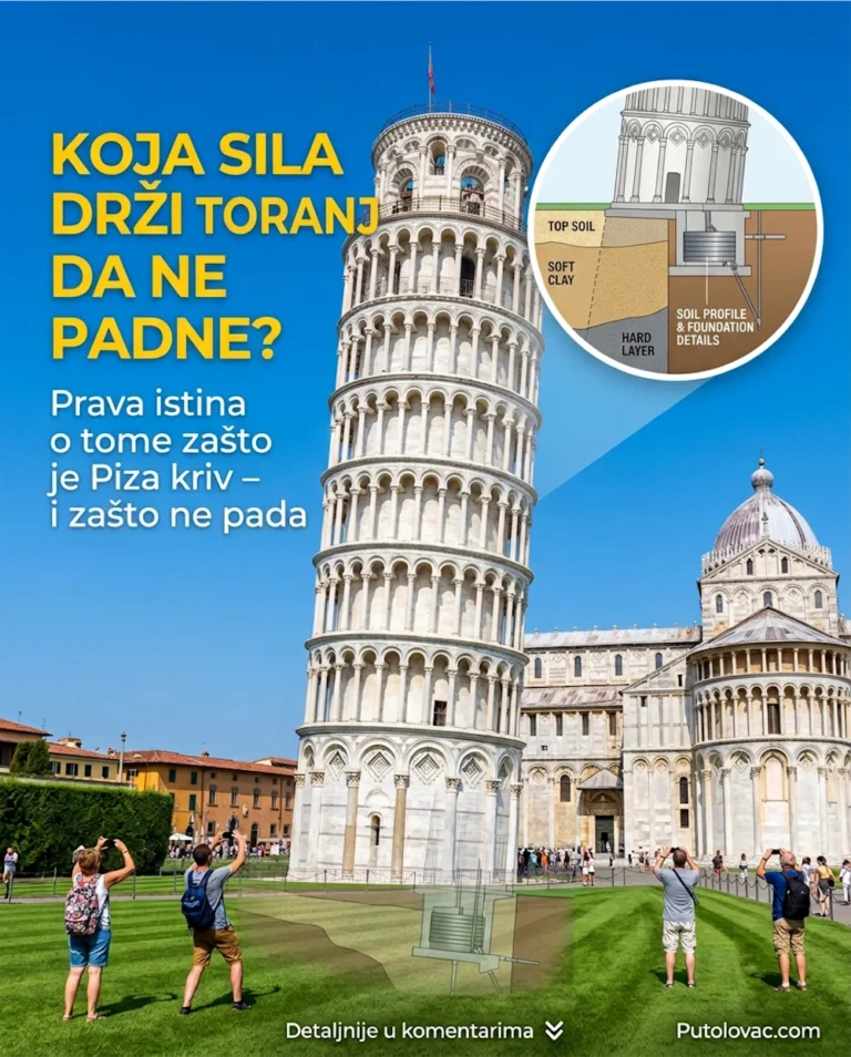 Zanimljivosti o Toskani: Zašto je toranj u Pizi kriv i koja ga sila zapravo drži da ne padne