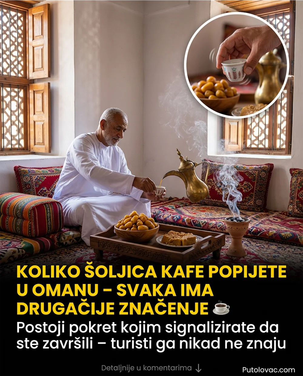Omanska gostoljubivost: Zašto će vam u svakoj kući ponuditi kafu i urme na poseban način