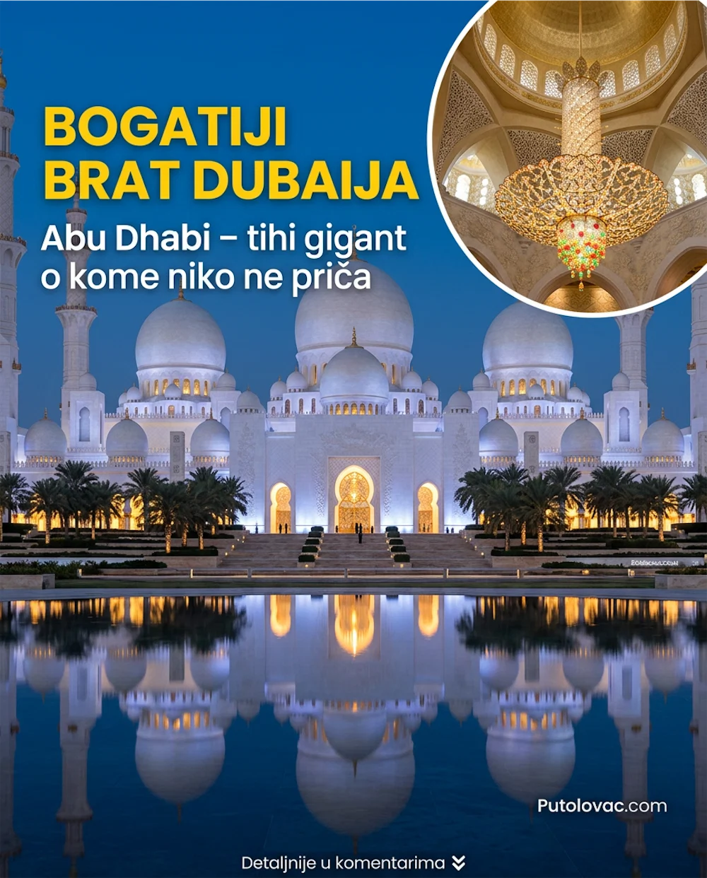 Zanimljivosti o Abu Dhabiju: Bogatiji brat Dubaija o kome niko ne priča