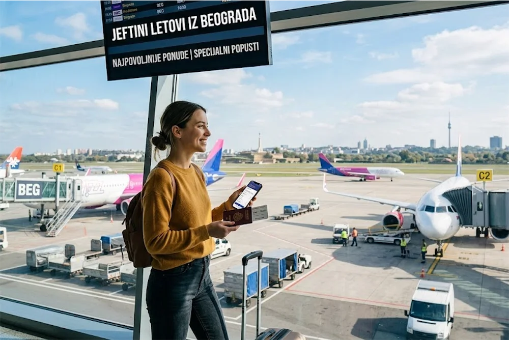 Jeftini letovi iz Beograda (BEG) – Sve low cost rute 2026.