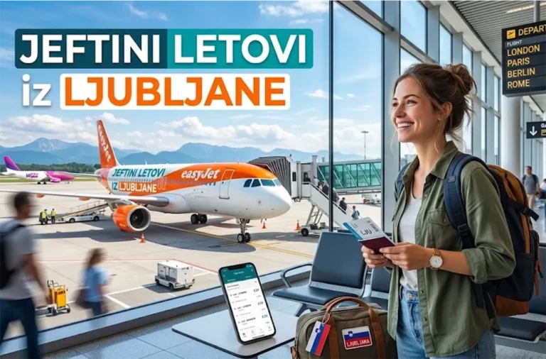 Jeftini letovi iz Ljubljane (LJU) – Vodič kroz letove 2026.