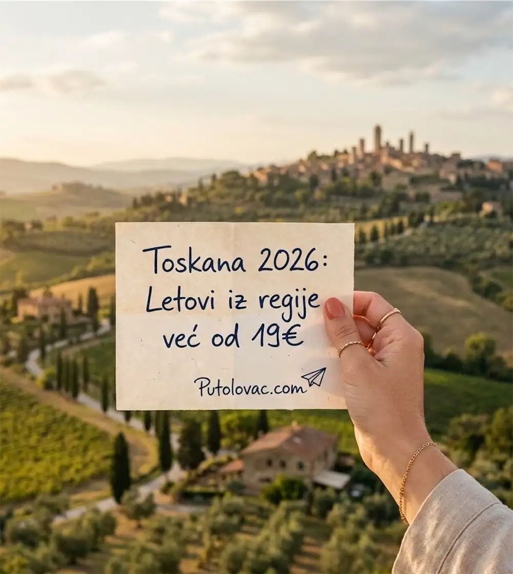 Jeftini letovi za Toskanu iz BiH, Hrvatske i Srbije – termini i cijene za 2026