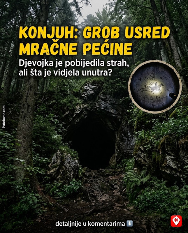 Djevojačka pećina na Konjuhu krije grob djevojke koja je umrla dokazujući da se ne boji ničega osim mraka