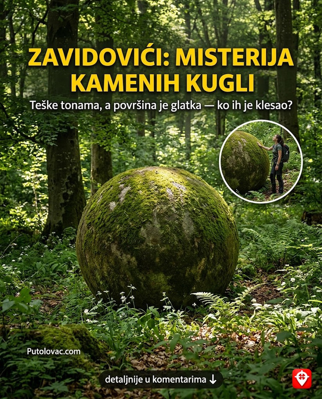 Kamene kugle u Zavidovićima su teške po nekoliko tona, ali njihova površina je toliko glatka da ne izgleda kao djelo prirode