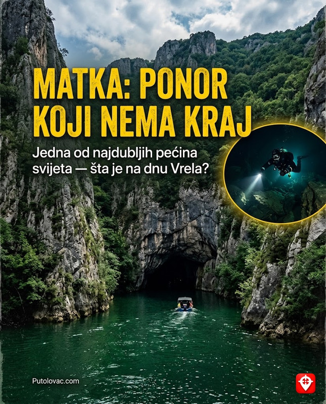 Kanjon Matka: Misterija pećine Vrelo čije dno niko na svijetu nije dotakao