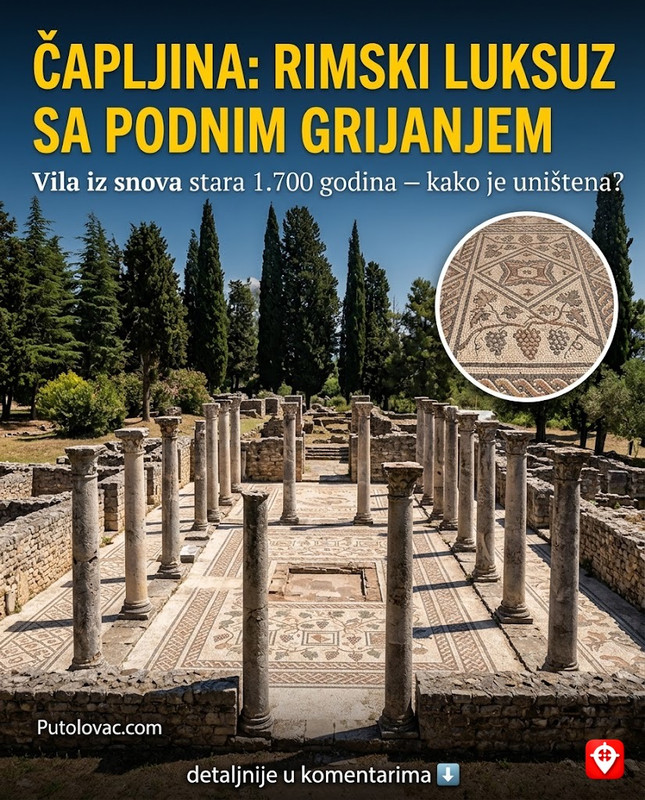 Mogorjelo je bila luksuzna rimska vila sa podnim grijanjem, ali je njen kraj došao na način koji niko nije mogao predvidjeti