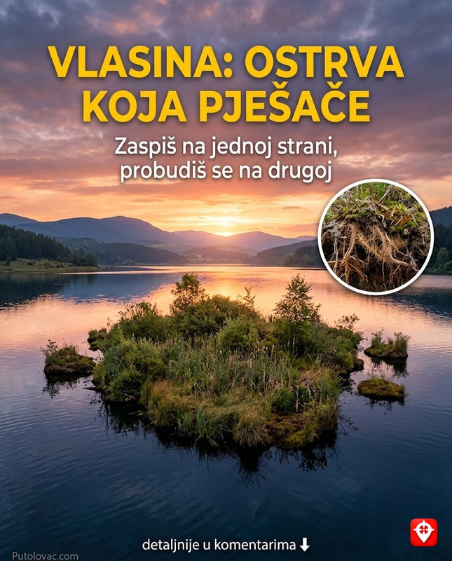 Ploveća ostrva Vlasinskog jezera: Zemlja koju vjetar nosi