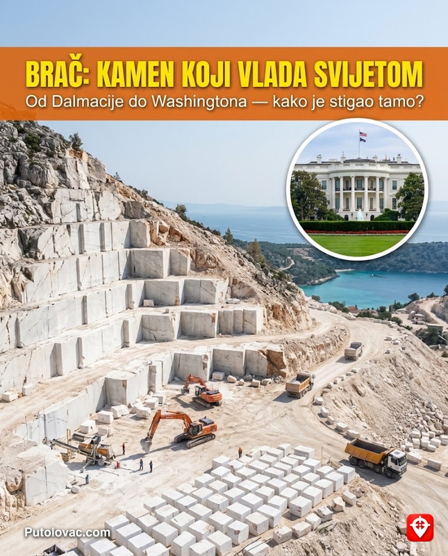 Brački kamen: Od jadranskih kamenoloma do fasade Bijele kuće u Vašingtonu