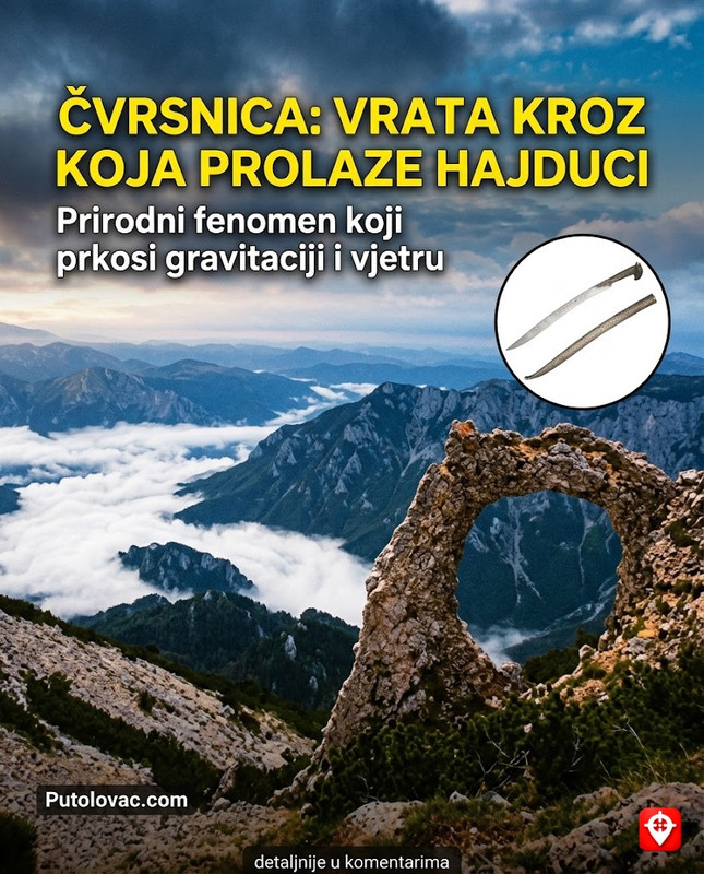 Hajdučka vrata: Kameni prsten vjetra na ivici ponora od hiljadu metara