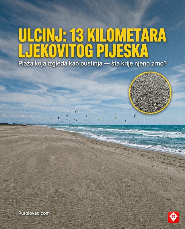 Plaža duga 13 kilometara sa pijeskom koji navodno liječi reumu i kosti