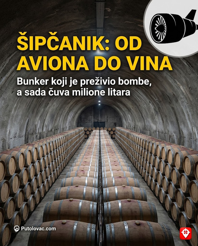 Šipčanik: Avioni koji su "pili" vino pod zemljom