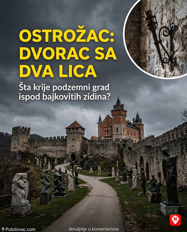 Podzemni grad Ostrožac: Labirint smolastih zidova ispod bajkovitog dvorca