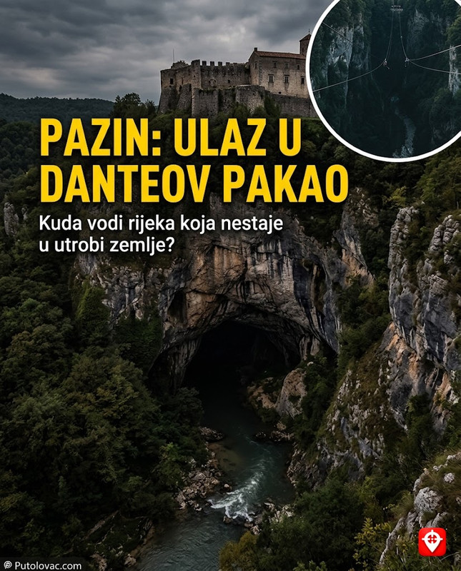 Pazinska jama: Ponor koji je inspirisao Dantea da opiše ulaz u sam Pakao