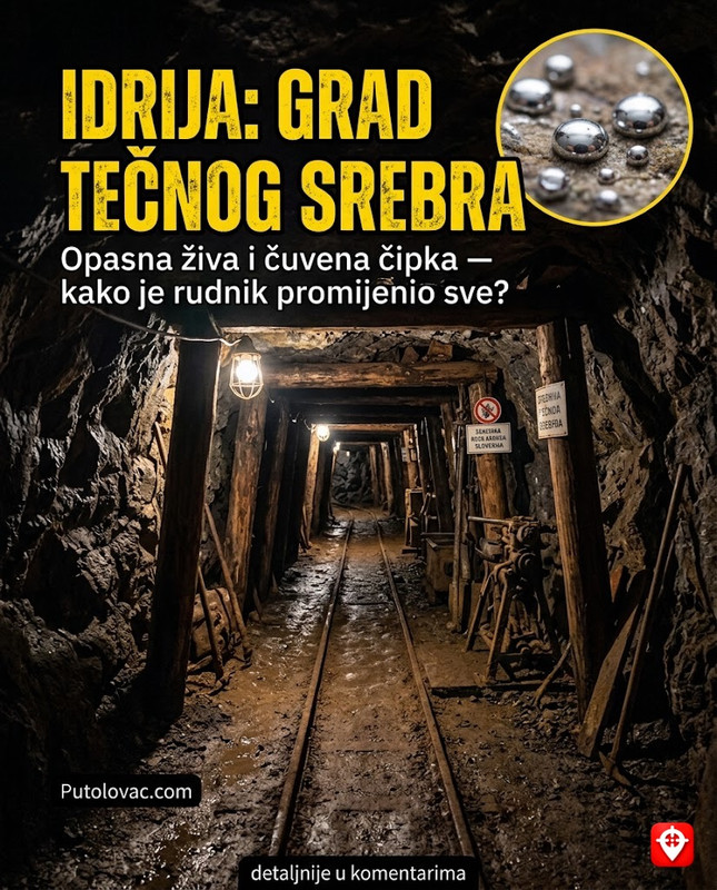 Rudnik Idrija: Gdje živa blista, a čipka tka nadu