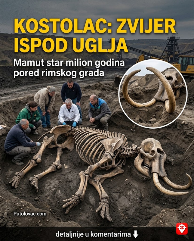 Vika iz Kostolca: Kako je mamut star milion godina preživio bager modernog doba?