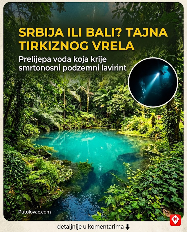 Krupajsko vrelo: Tirkizno oko koje krije jeziv lavirint bez izlaza