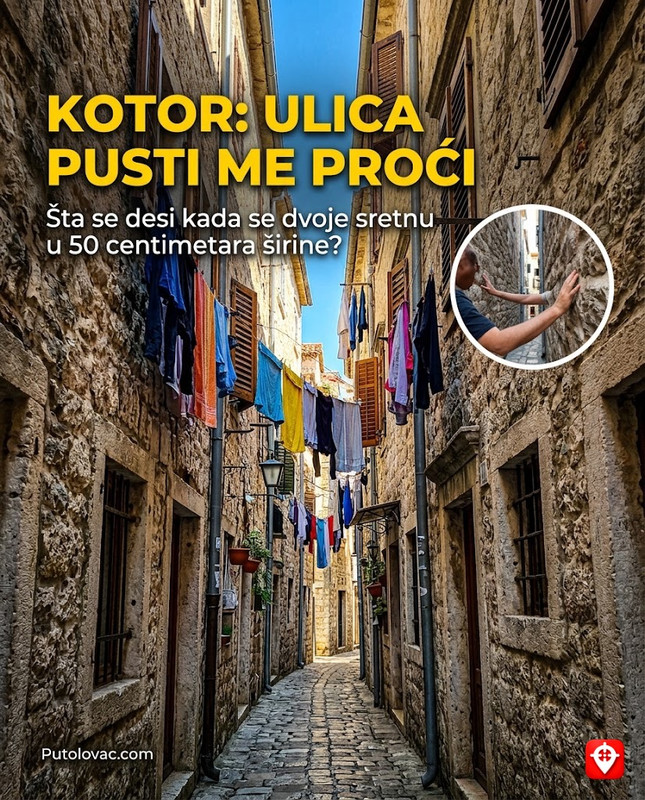 Ulica ‘Pusti me proći’: Arhitektonski trik za bliskost i odbranu starog grada