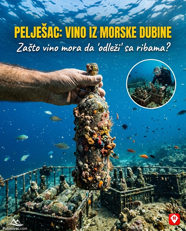 Vrhunska vina koja sazrijevaju na dnu mora u amforama prekrivenim koralima