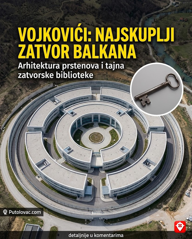 Državni zatvor u Vojkovićima: Četiri prstena izolacije i najčuvanija biblioteka