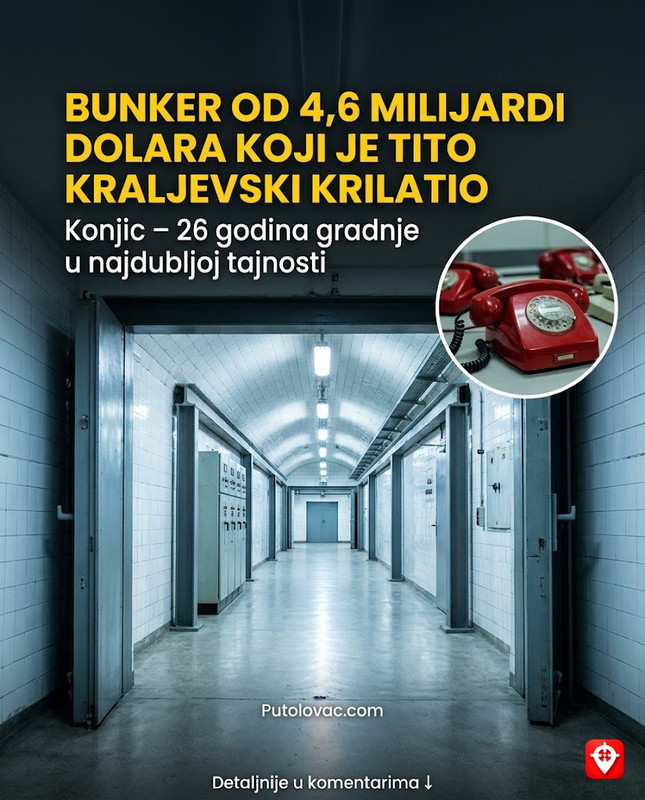 280 metara ispod bosanske planine: Bunker koji je Tito gradio 26 godina — a niko ga nije smio pitati zašto