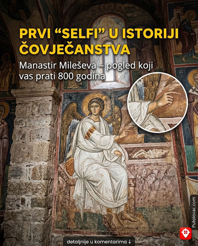 Freska iz 13. vijeka u srpskom manastiru: Turisti je zovu prvim selfijem u istoriji — i imaju razloga