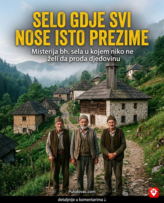 Jedino selo u Bosni gdje svako nosi isto prezime — i niko ne zna kako to da objasni