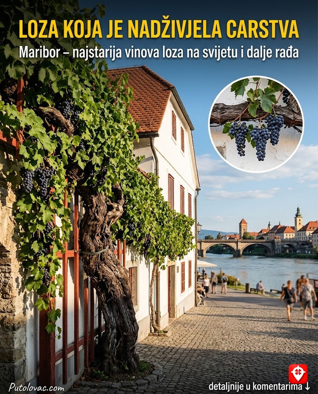 Najstarija vinova loza na svijetu raste u centru slovenačkog grada: Stara je više od 400 godina i prošle jeseni dala je grožđe