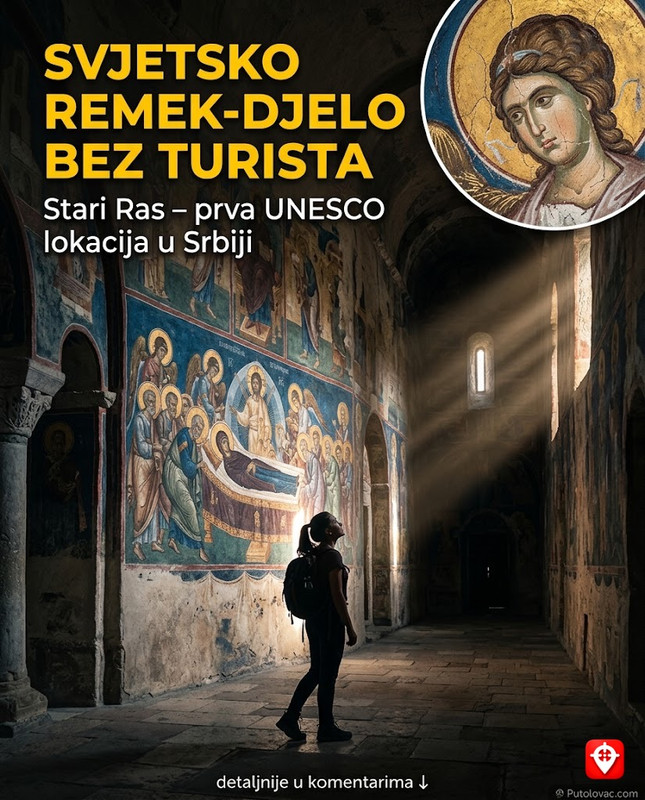 Prvo UNESCO mjesto u Srbiji godišnje posjeti manje ljudi nego Beograd za jedan vikend — i to je možda razlog zašto je savršeno