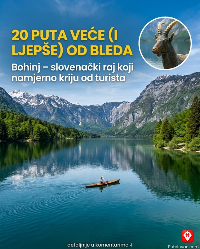 Dvadeset puta veće od slavnog Bleda — i namjerno skriveno od turista koji ne znaju da potraže pravu stvar