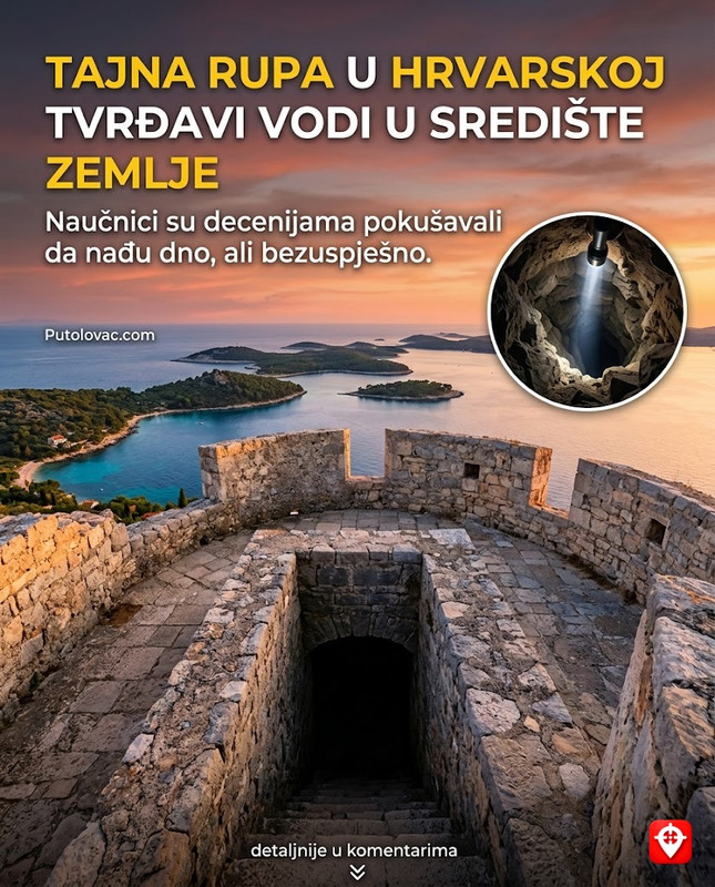 Fortica u Hvaru: Pogled na Paklena ostrva koji oduzima dah, ali unutar zidina postoji rupa koja vodi direktno u središte zemlje. - Tvrđava Španjola dominira nad Hvarom. Unutar zidina se nalaze duboke tamnice i cisterne. "Rupa" je zapravo ventilacioni sistem starih kazamata koji vodi do neistraženih prirodnih pećina unutar brda.