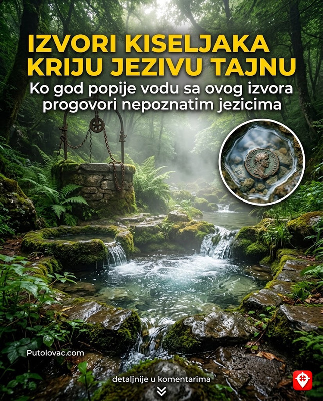 Izvori Kiseljaka: Voda koja je liječila rimske legije, ali jedan izvor je zapečaćen jer je svako ko bi je popio počeo da priča jezicima koje niko ne razumije. - Prirodna mineralna voda bogata CO2. "Jezici" su zapravo halucinacije izazvane visokom koncentracijom određenih gasova na jednom starom, danas zatvorenom izvoru, što je narod protumačio kao magiju.