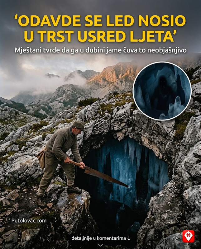 Ledene jame na Orjenu: Mjesto odakle se led nosio u Trst usred avgusta, ali mještani kažu da u dubini jama živi nešto što taj led čuva. - Orjen je najkišovitija planina u Evropi. U dubokim jamama snijeg se pretvara u led koji traje cijele godine. Prije frižidera, "ledari" su sjekli taj led i brodovima ga slali u primorske gradove.