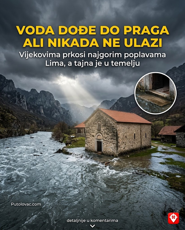 Manastir Brezojevica na Limu: Svetinja koja prkosi poplavama vijekovima, ali voda nikada ne prelazi prag crkve čak i kada je Lim najveći. – Manastir kod Plava iz 13. vijeka. Građen je na blagom uzvišenju koje je hidrološki savršeno proračunato. Čak i tokom najvećih poplava Lima, voda dođe do samog praga, ali nikada ne plavi unutrašnjost.