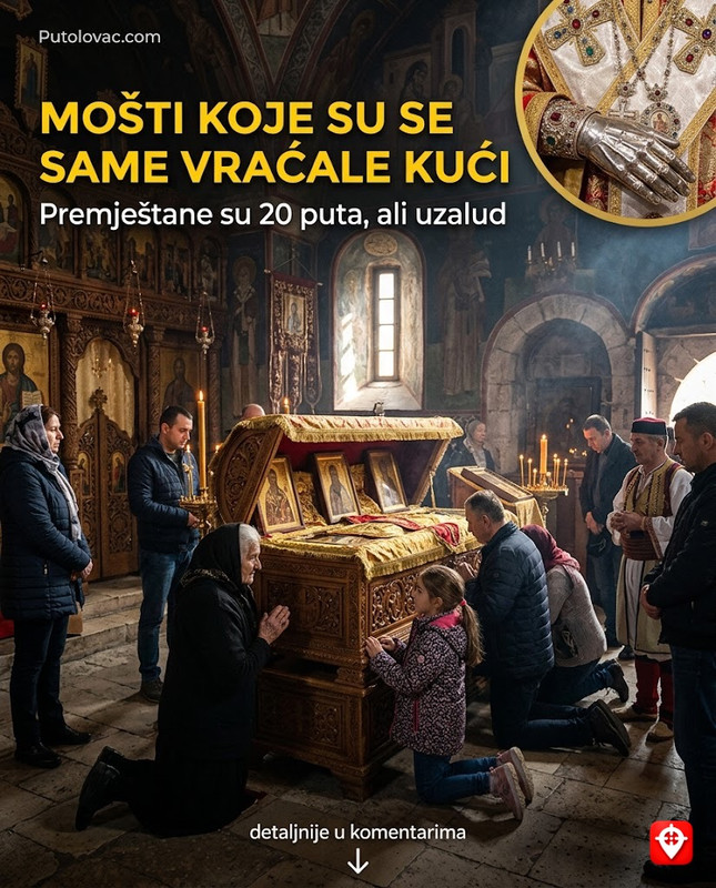 Manastir Ždrebaonik: Mošti koje su premještane 20 puta, ali svaki put bi se same vratile na isto mjesto u Danilovgradu. – Manastir čuva mošti Svetog Arsenija Sremca. Istorijski, mošti su sklanjane pred Turcima širom Crne Gore i Srbije. Svaki put bi se, nakon prestanka opasnosti, vraćale u Ždrebaonik, što je narod povezao sa voljom sveca.