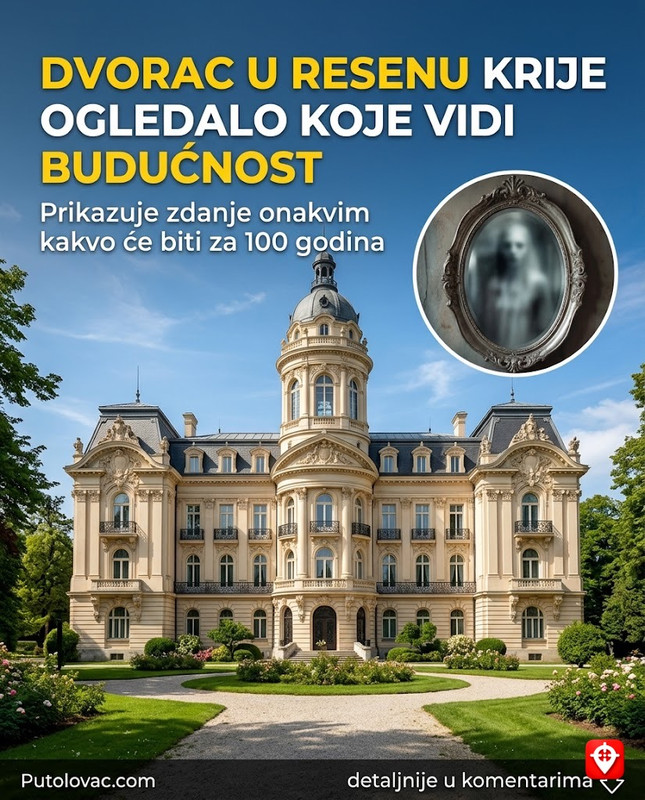 Saraj u Resenu: Dvorac građen po uzoru na Versaj, ali unutra postoji ogledalo koje prikazuje dvorac onako kako će izgledati za 100 godina. – Palata Ahmeda Nijazi-beja. Građena je u stilu francuskog neoklasicizma. “Ogledalo budućnosti” je legenda o viziji osnivača koji je želio da Resen postane evropska metropola, a dvorac je danas muzej.