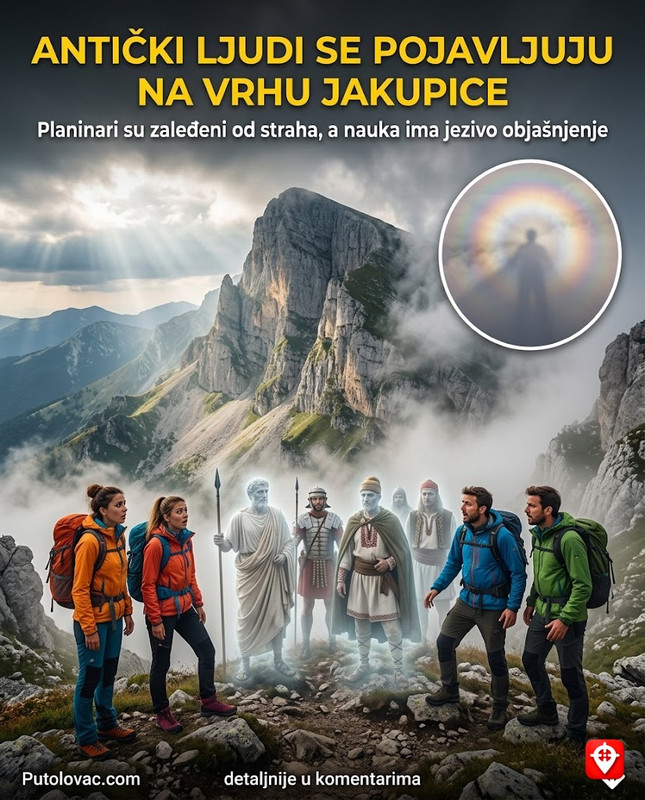 Solunska glava na Jakupici: Vrh sa kojeg se vidi more, ali planinari tvrde da su tamo vidjeli ljude koji nose odjeću iz antičkog doba. - Vrh na 2540 mnv. Pri vedrom vremenu vidi se Egejsko more. Priče o "antičkim ljudima" su povezane sa pojavom Brokenski spektar – optički fenomen gdje se sjenka posmatrača projektuje na oblake, uvećana i sa oreolom.