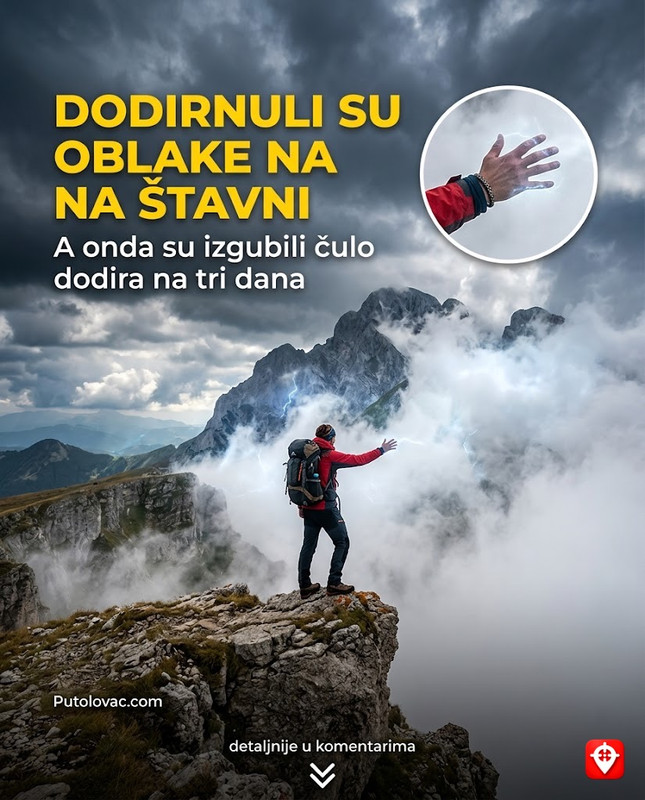 Visoravan Štavna na Komovima: Mjesto gdje se oblaci mogu dotaći rukom, ali planinari koji su to uradili, izgubili su čulo dodira na tri dana. – Štavna je polazna tačka za uspon na Komove. Zbog ekstremno niskog pritiska i specifičnog elektriciteta u oblacima tokom oluja, javlja se utrnulost ekstremiteta koju su planinari opisali kao gubitak čula.