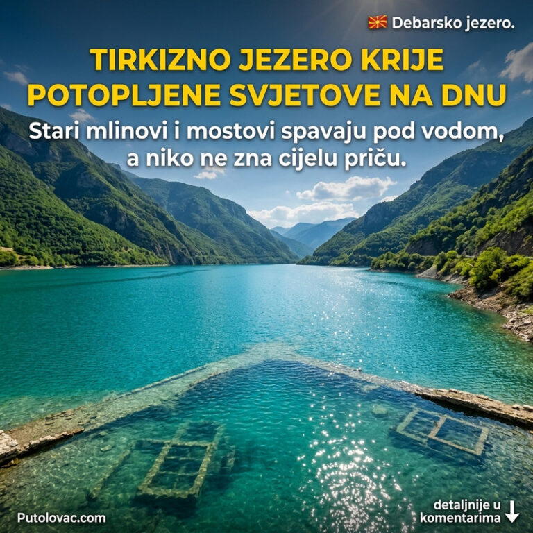 ŠTA SE KRIJE NA DNU NAJVEĆEG JEZERA ZAPADNE MAKEDONIJE? Tirkizna voda čuva tajnu potopljenih mostova i mlinova! 😱🌊