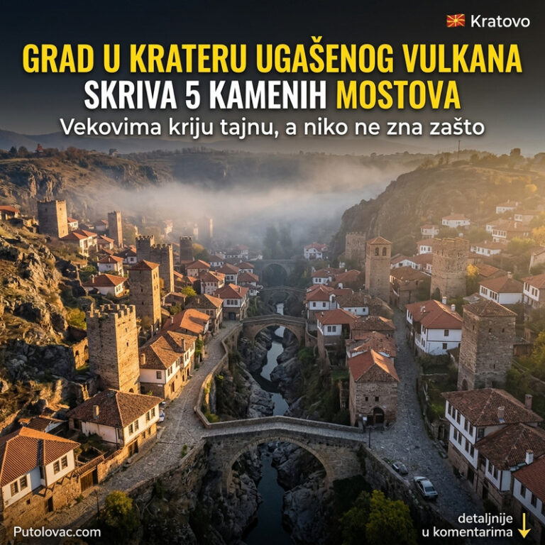 GRAD IZGRAĐEN U KRATERU VULKANA?! 😲 Skriva čak 5 kamenih mostova i kule osmatračnice, a za ovo mesto malo ko zna! 🌋👇