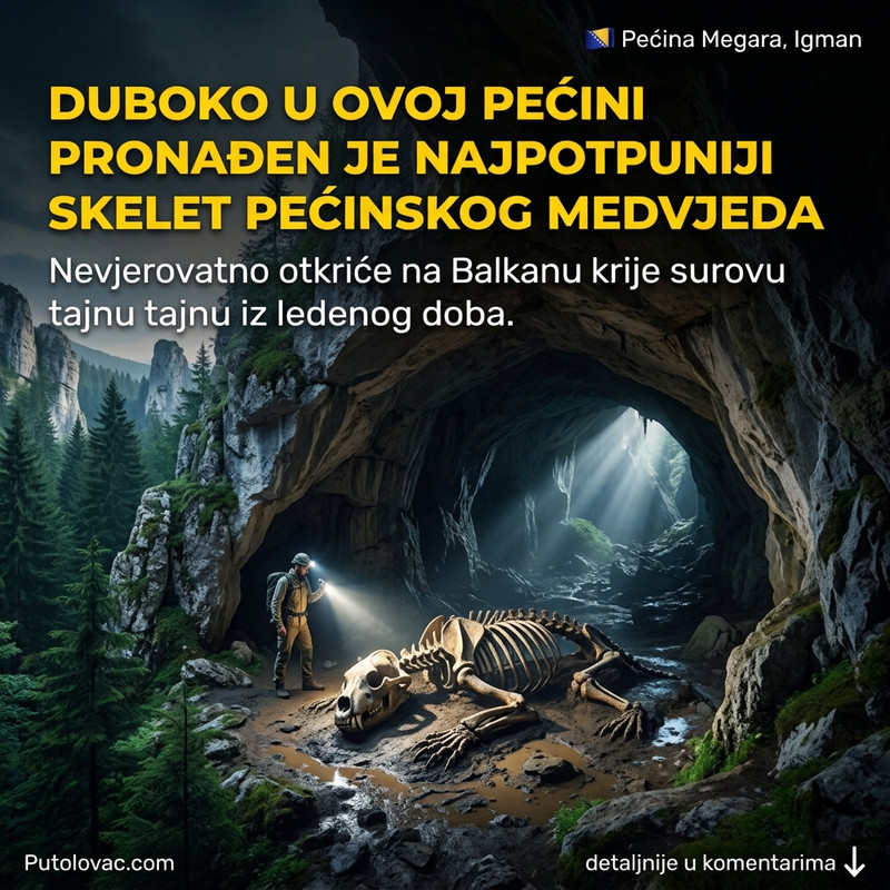 OVO NISTE ZNALI! 😱 Šta krije pećina Megara i zašto su njene tajne zapanjile celu Evropu? 🦴🐻 Detalji koji će vas naježiti! 👇